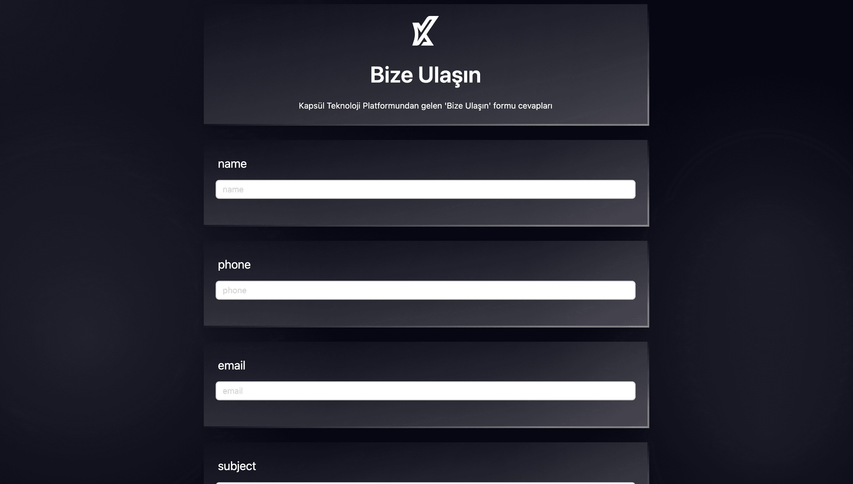 Kapsul Forms image